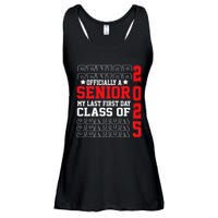 Class Of 2025 Senior Year My Last First Day Of School Ladies Essential Flowy Tank