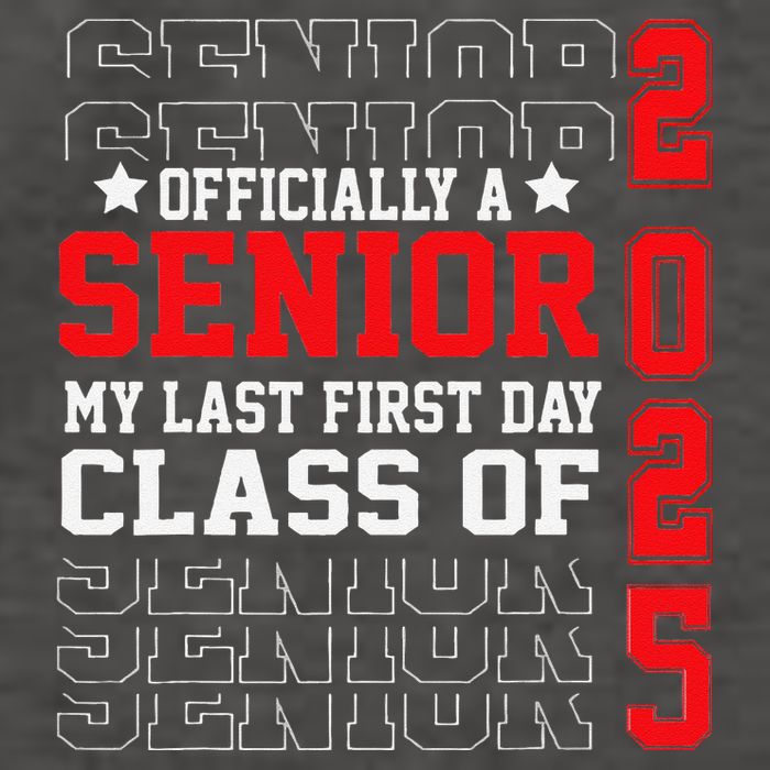 Class Of 2025 Senior Year My Last First Day Of School Vector Backpack