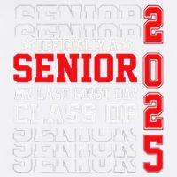 Class Of 2025 Senior Year My Last First Day Of School Garment-Dyed Sweatshirt