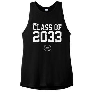 Class Of 2033 Grow With Me Graduation First Day Of School Love Ladies PosiCharge Tri-Blend Wicking Tank