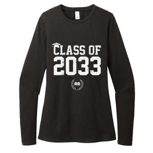 Class Of 2033 Grow With Me Graduation First Day Of School Love Womens CVC Long Sleeve Shirt