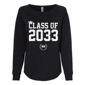 Class Of 2033 Grow With Me Graduation First Day Of School Love Womens California Wash Sweatshirt