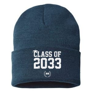 Class Of 2033 Grow With Me Graduation First Day Of School Love Sustainable Knit Beanie