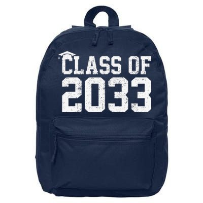 Class Of 2033 Grow With Me Graduation First Day Of School 16 in Basic Backpack