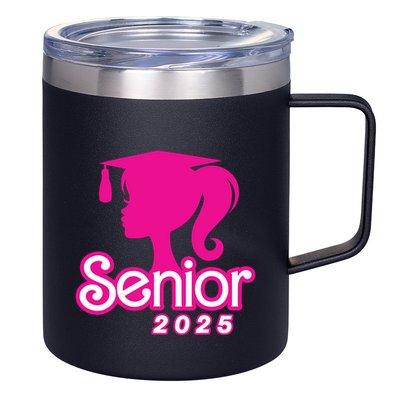 Class Of 2025 Senior Gifts Funny Seniors 2025 Girl Women 12oz Stainless Steel Coffee Mug