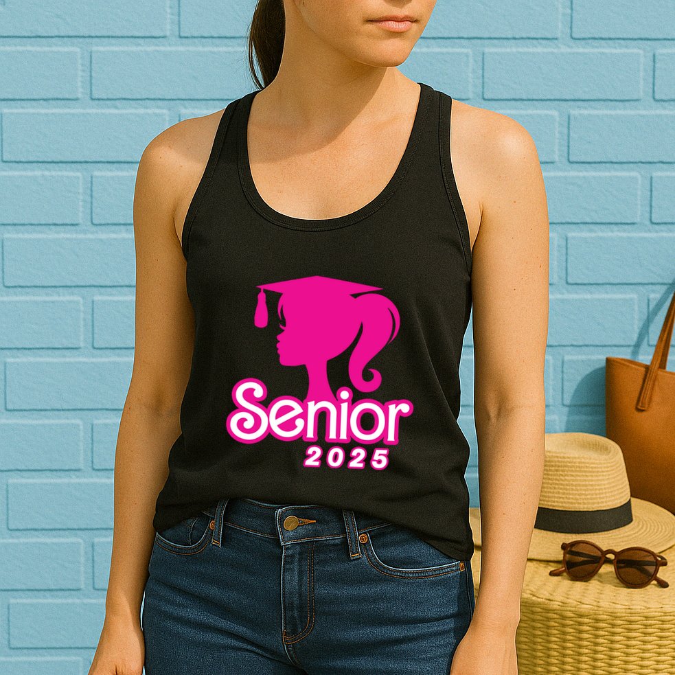 Class Of 2025 Senior Gifts Funny Seniors 2025 Girl Women Womens Tank Top