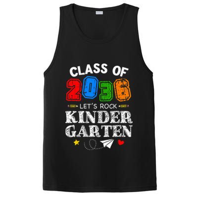 Class Of 2036 Lets Rock Kindergarten Back To School PosiCharge Competitor Tank
