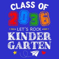 Class Of 2036 Lets Rock Kindergarten Back To School Bag