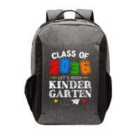 Class Of 2036 Lets Rock Kindergarten Back To School Vector Backpack