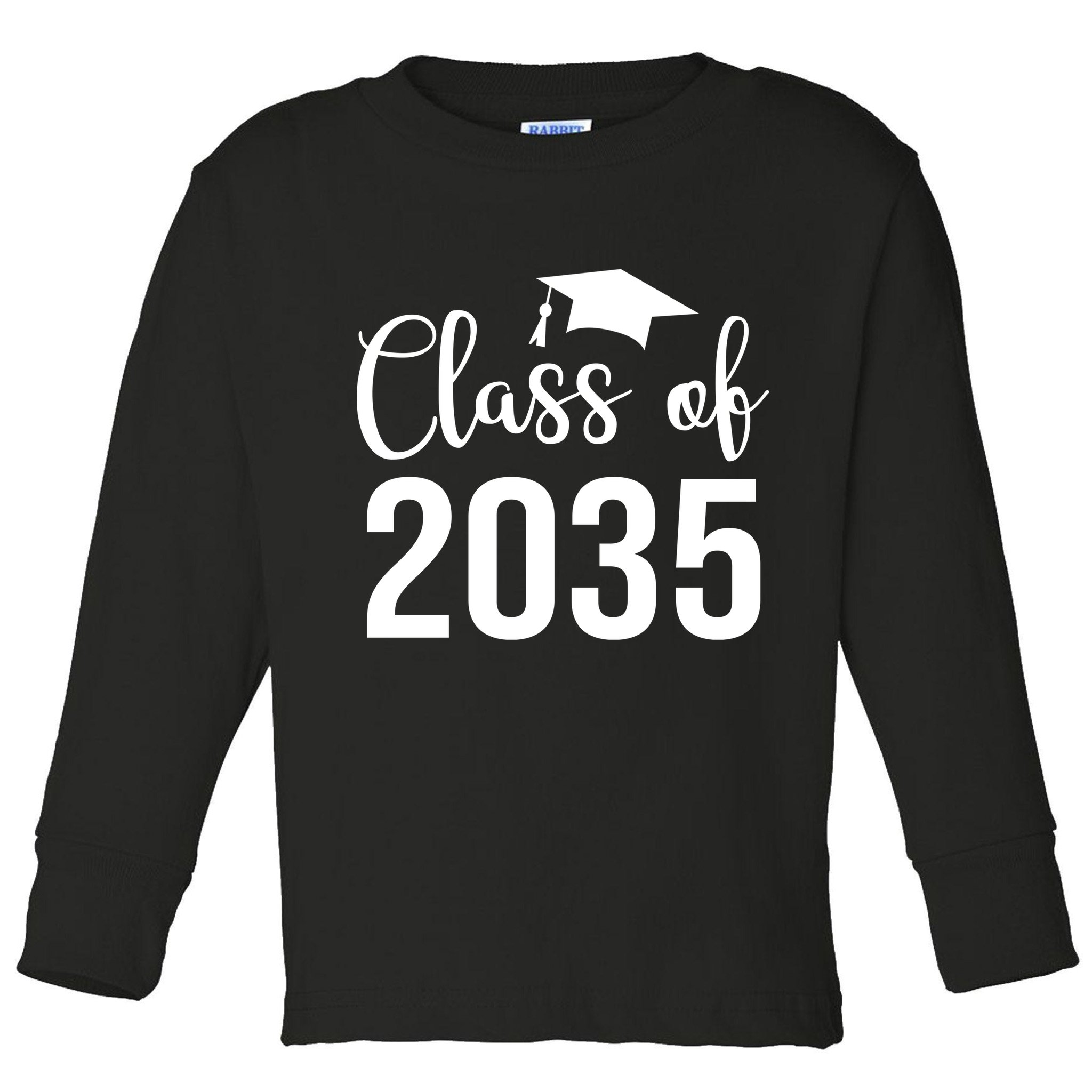 Class Of 2035 Graduation Toddler Long Sleeve Shirt