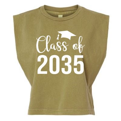 Class Of 2035 Graduation Garment-Dyed Women's Muscle Tee