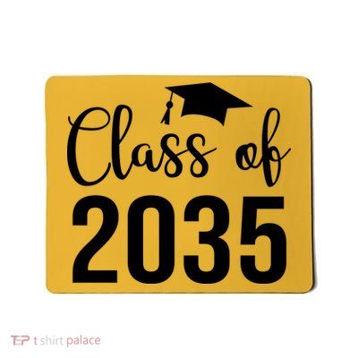 Class Of 2035 Graduation Mousepad