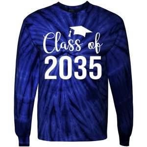 Class Of 2035 Graduation Tie-Dye Long Sleeve Shirt