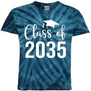 Class Of 2035 Graduation Kids Tie-Dye T-Shirt