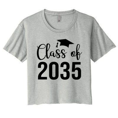 Class Of 2035 Graduation Women's Crop Top Tee