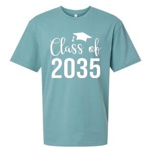 Class Of 2035 Graduation Sueded Cloud Jersey T-Shirt