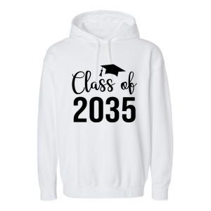 Class Of 2035 Graduation Garment-Dyed Fleece Hoodie