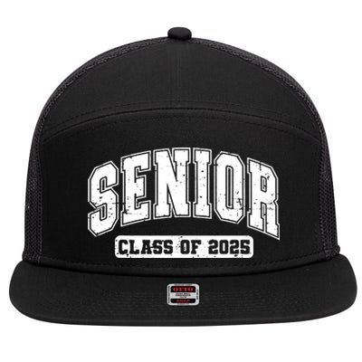 Class Of 2025 Senior 2025 Graduation 2025 Back To School 7 Panel Mesh Trucker Snapback Hat