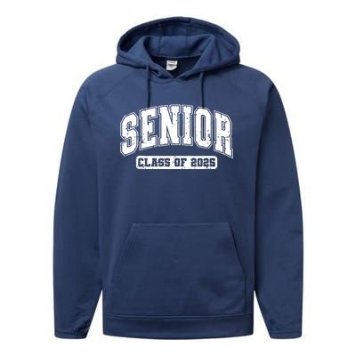 Class Of 2025 Senior 2025 Graduation 2025 Back To School Performance Fleece Hoodie