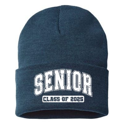 Class Of 2025 Senior 2025 Graduation 2025 Back To School Sustainable Knit Beanie