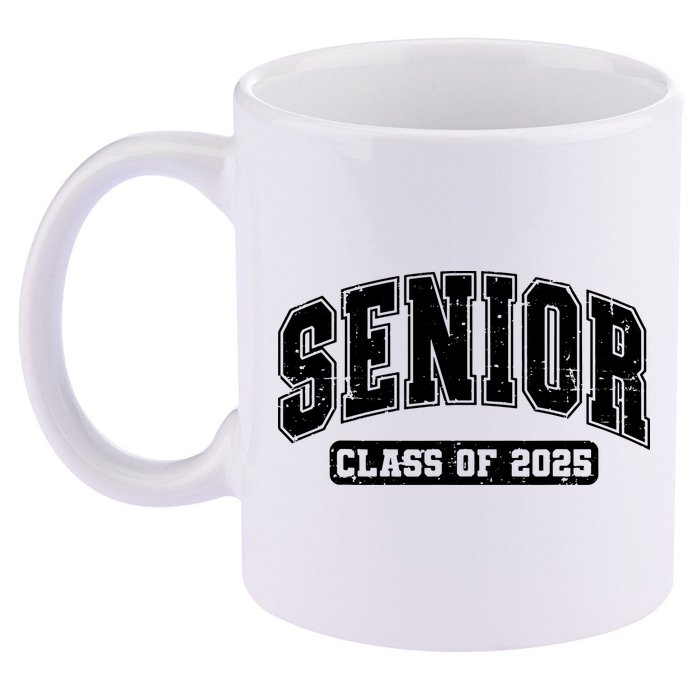 Class Of 2025 Senior 2025 Graduation 2025 Back To School 11oz C Handle Ceramic Mug