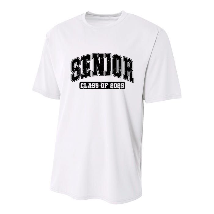 Class Of 2025 Senior 2025 Graduation 2025 Back To School Youth Performance Sprint T-Shirt