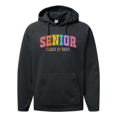 Class Of 2025 Senior 2025 Graduation 2025 Back To School Performance Fleece Hoodie