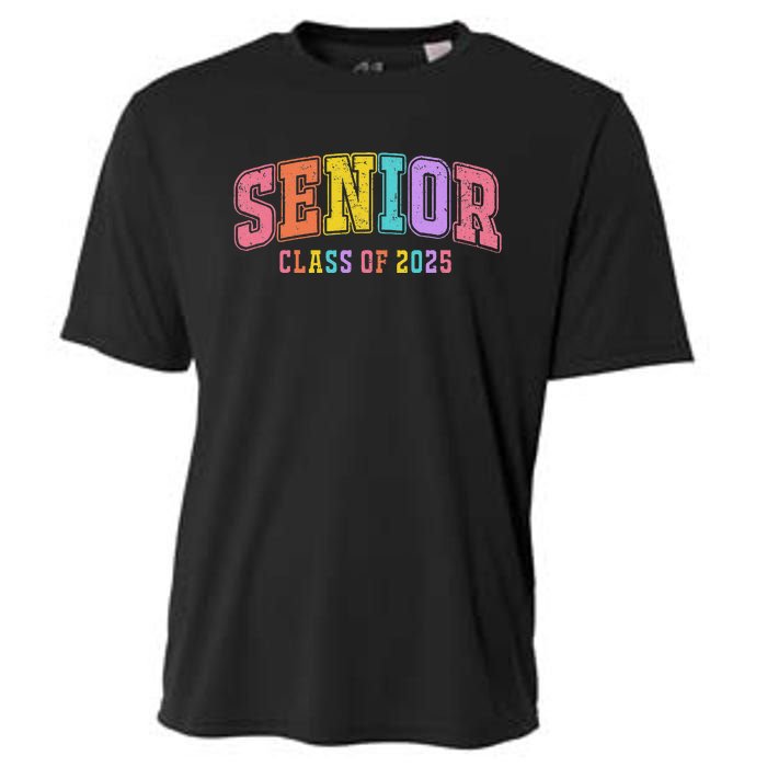 Class Of 2025 Senior 2025 Graduation 2025 Back To School Cooling Performance Crew T-Shirt