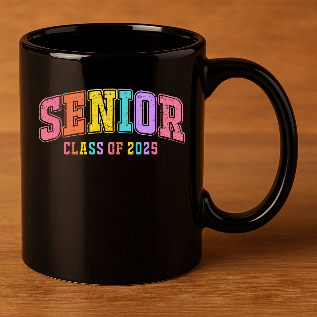 Class Of 2025 Senior 2025 Graduation 2025 Back To School 11oz C Handle Ceramic Mug