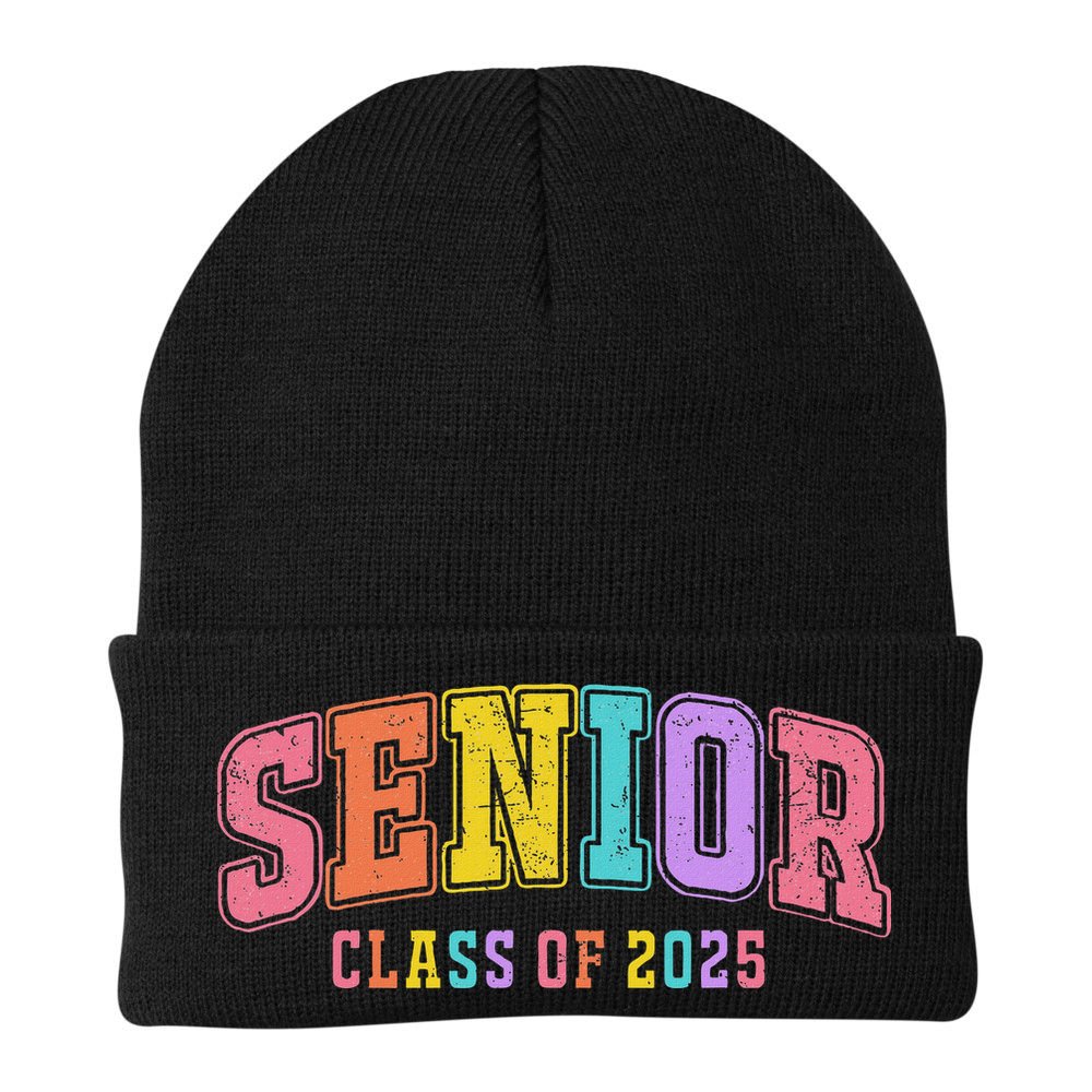 Class Of 2025 Senior 2025 Graduation 2025 Back To School Beanie