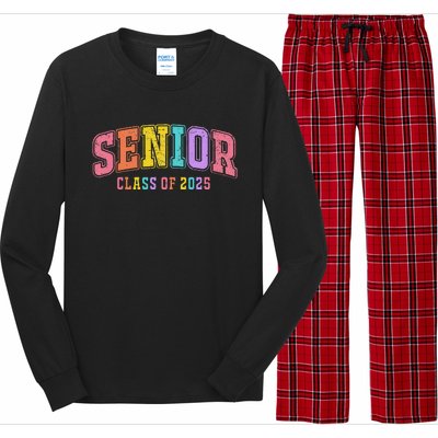 Class Of 2025 Senior 2025 Graduation 2025 Back To School Long Sleeve Pajama Set