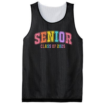 Class Of 2025 Senior 2025 Graduation 2025 Back To School Mesh Reversible Basketball Jersey Tank