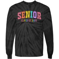 Class Of 2025 Senior 2025 Graduation 2025 Back To School Tie-Dye Long Sleeve Shirt