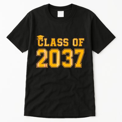 Class Of 2037 Pre K Grow With Me Graduation Back To School Gifts Tees Tall T-Shirt