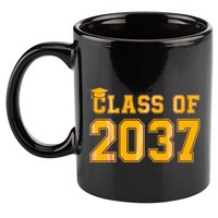 Class Of 2037 Pre K Grow With Me Graduation Back To School Gifts Tees 11oz C Handle Ceramic Mug