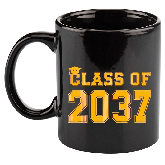 Class Of 2037 Pre K Grow With Me Graduation Back To School Gifts Tees 11oz C Handle Ceramic Mug