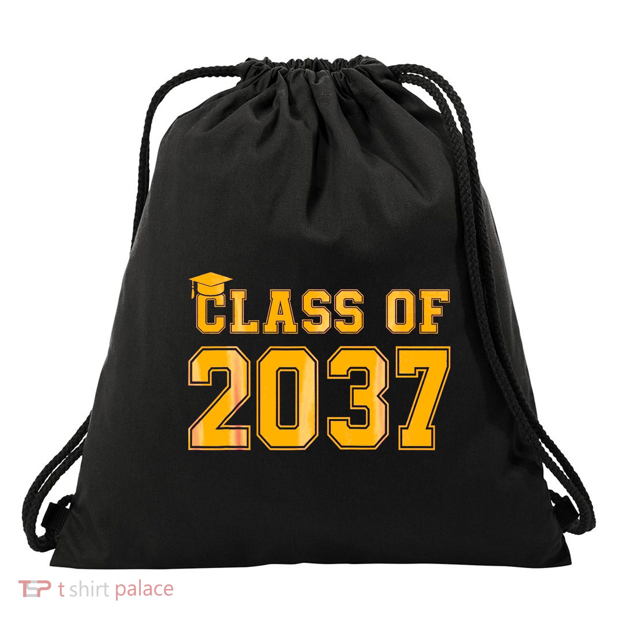 Class Of 2037 Pre K Grow With Me Graduation Back To School Gifts Tees Drawstring Bag