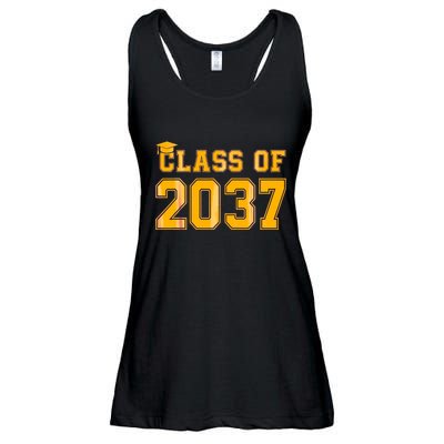 Class Of 2037 Pre K Grow With Me Graduation Back To School Gifts Tees Ladies Essential Flowy Tank