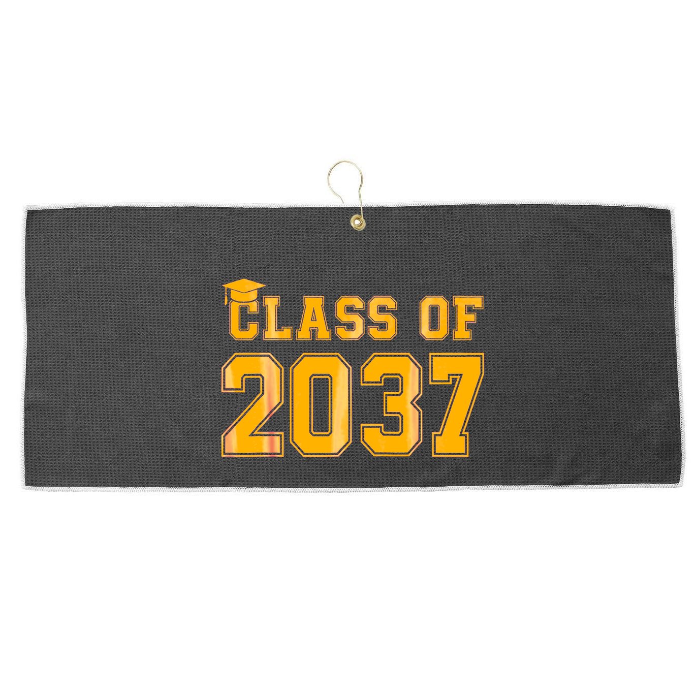 Class Of 2037 Pre K Grow With Me Graduation Back To School Gifts Tees Large Microfiber Waffle Golf Towel