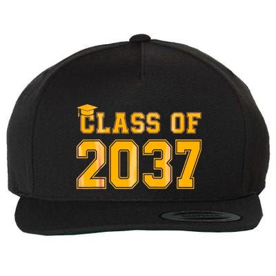 Class Of 2037 Pre K Grow With Me Graduation Back To School Gifts Tees Wool Snapback Cap