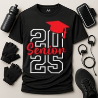Class Of 2025 Senior 2025 Graduation 2025 Back To School Cooling Performance Crew T-Shirt