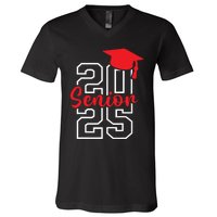 Class Of 2025 Senior 2025 Graduation 2025 Back To School V-Neck T-Shirt