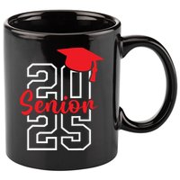 Class Of 2025 Senior 2025 Graduation 2025 Back To School 11oz C Handle Ceramic Mug