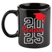 Class Of 2025 Senior 2025 Graduation 2025 Back To School 11oz C Handle Ceramic Mug
