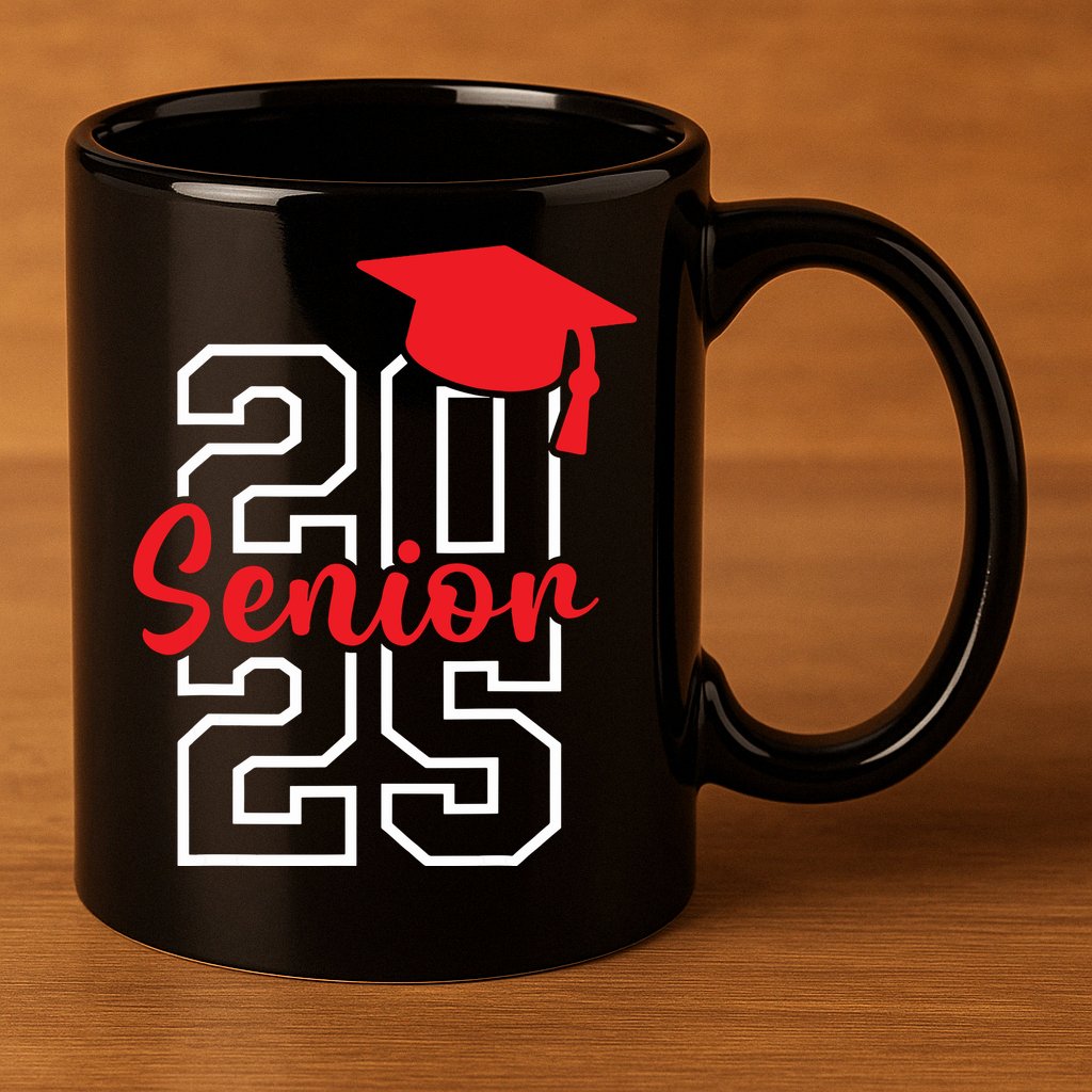 Class Of 2025 Senior 2025 Graduation 2025 Back To School 11oz C Handle Ceramic Mug