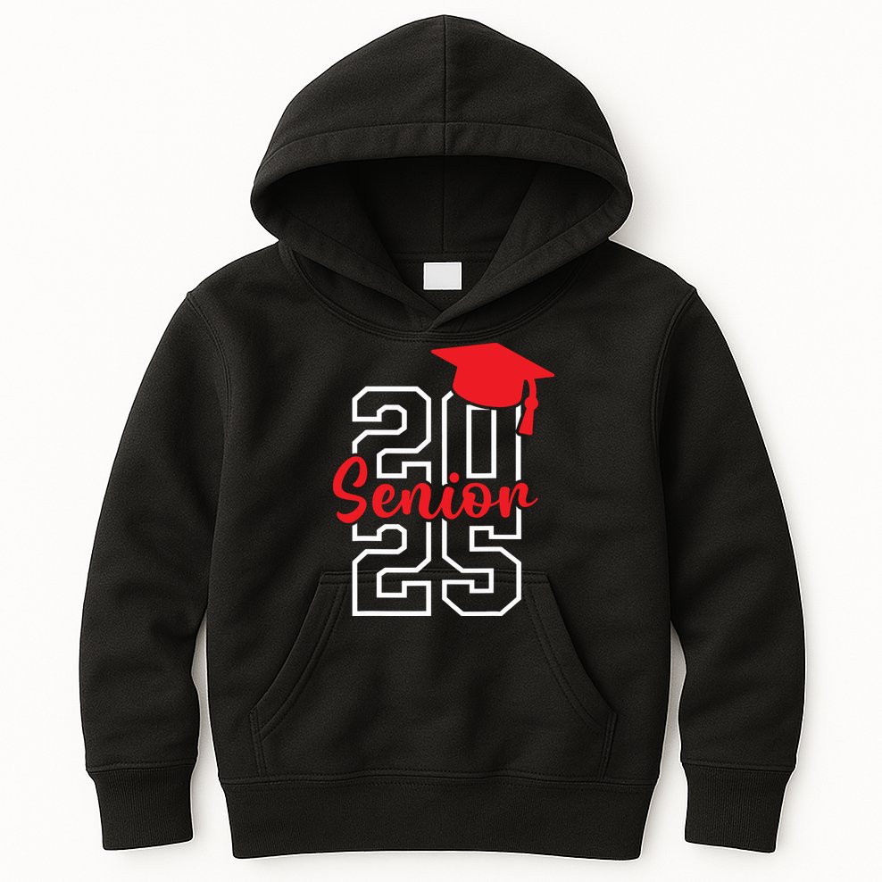 Class Of 2025 Senior 2025 Graduation 2025 Back To School Kids Hoodie