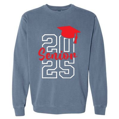 Class Of 2025 Senior 2025 Graduation 2025 Back To School Garment-Dyed Sweatshirt