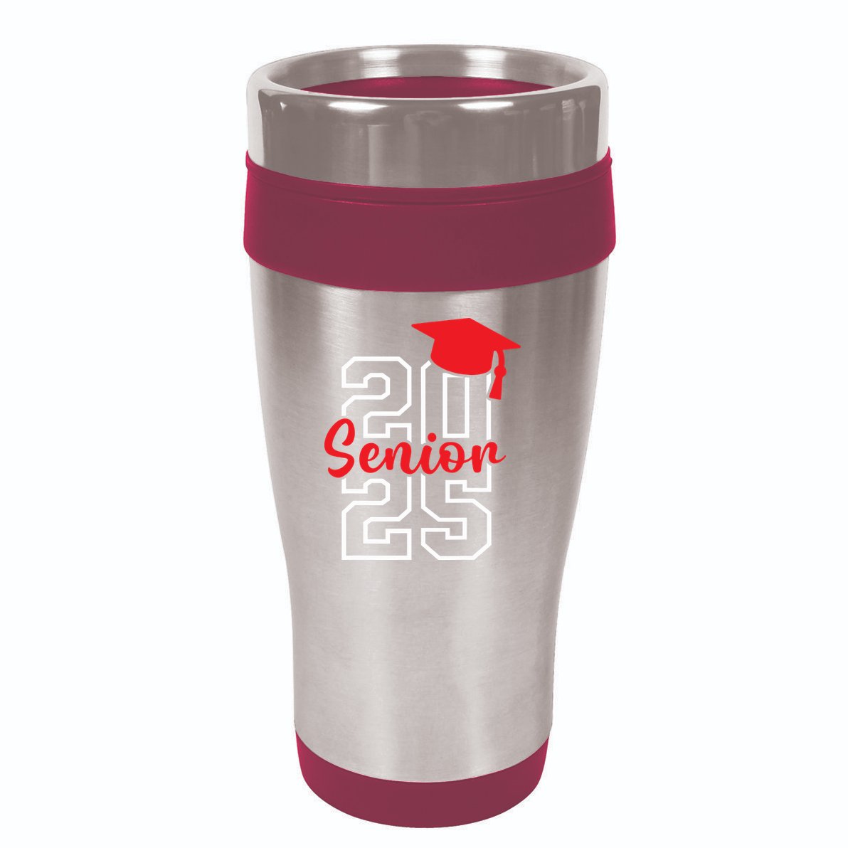 Class Of 2025 Senior 2025 Graduation 2025 Back To School 16oz Travel Tumbler