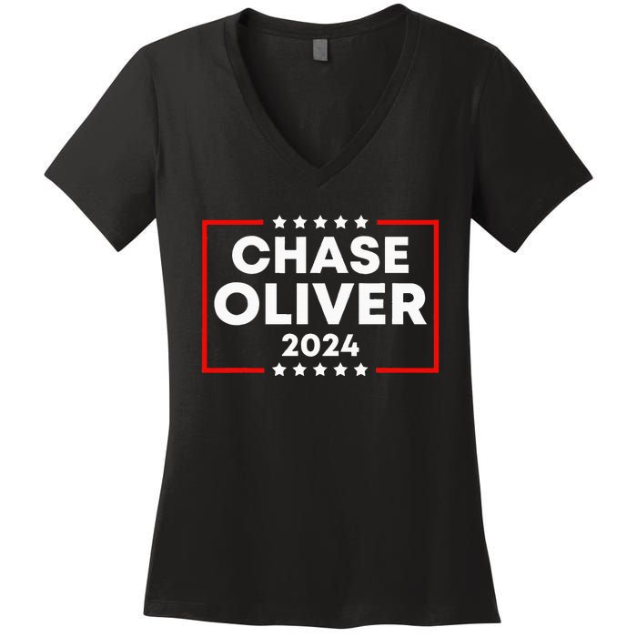 Chase Oliver 2024 Women's V-Neck T-Shirt