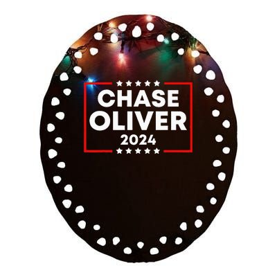 Chase Oliver 2024 Ceramic Oval Ornament